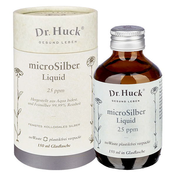 microSilber Liquid 25ppm Dr. Huck noWaste 150ml