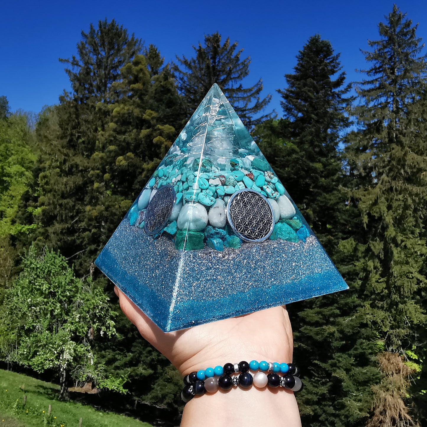 Orgone Pyramide EMOTIONALE HEILUNG 15cm