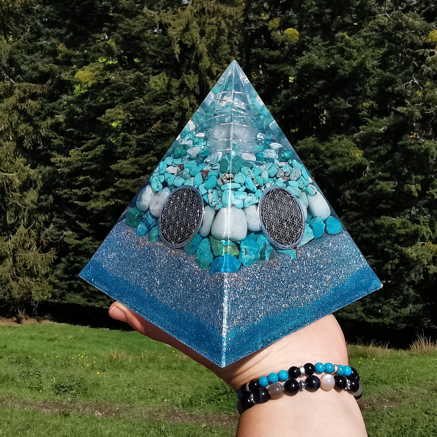 Orgone Pyramide EMOTIONALE HEILUNG 15cm