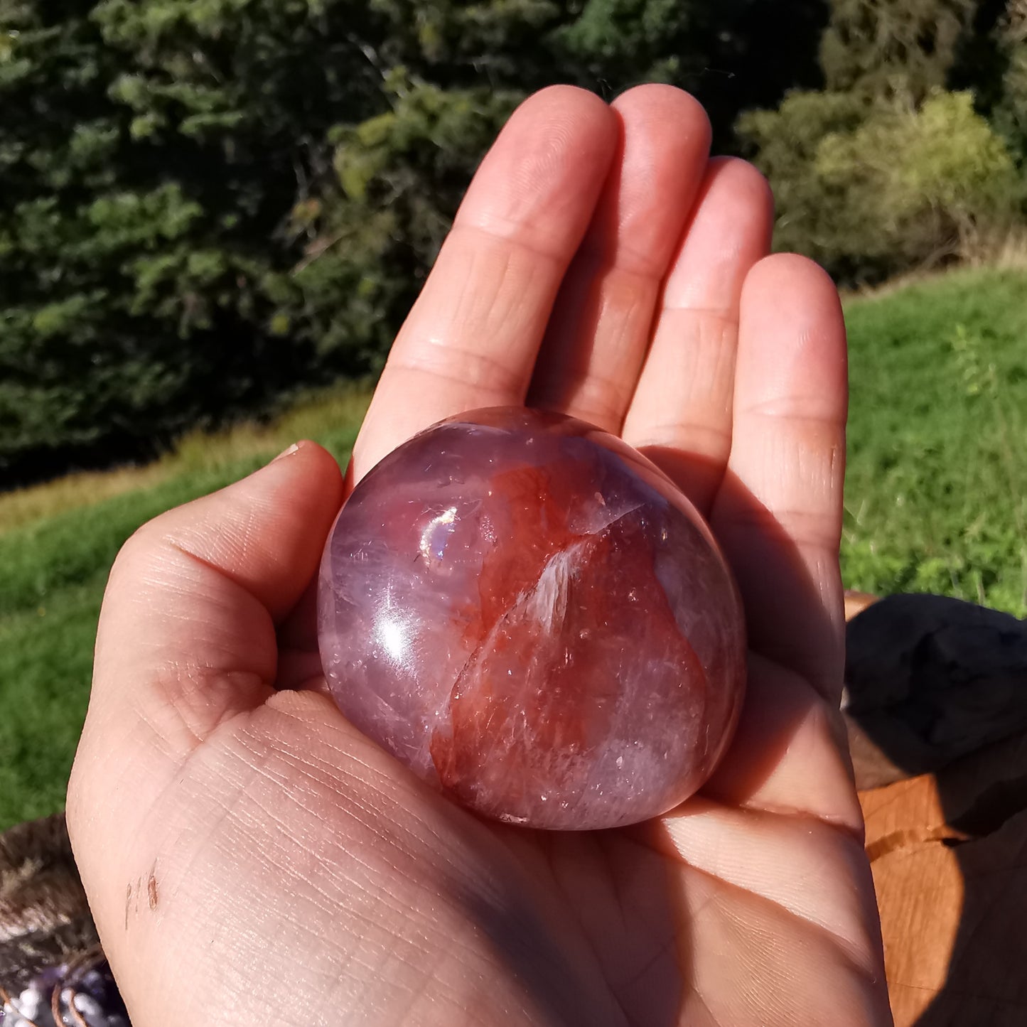 Red Healer Bergkristall Handschmeichler (5) 120g