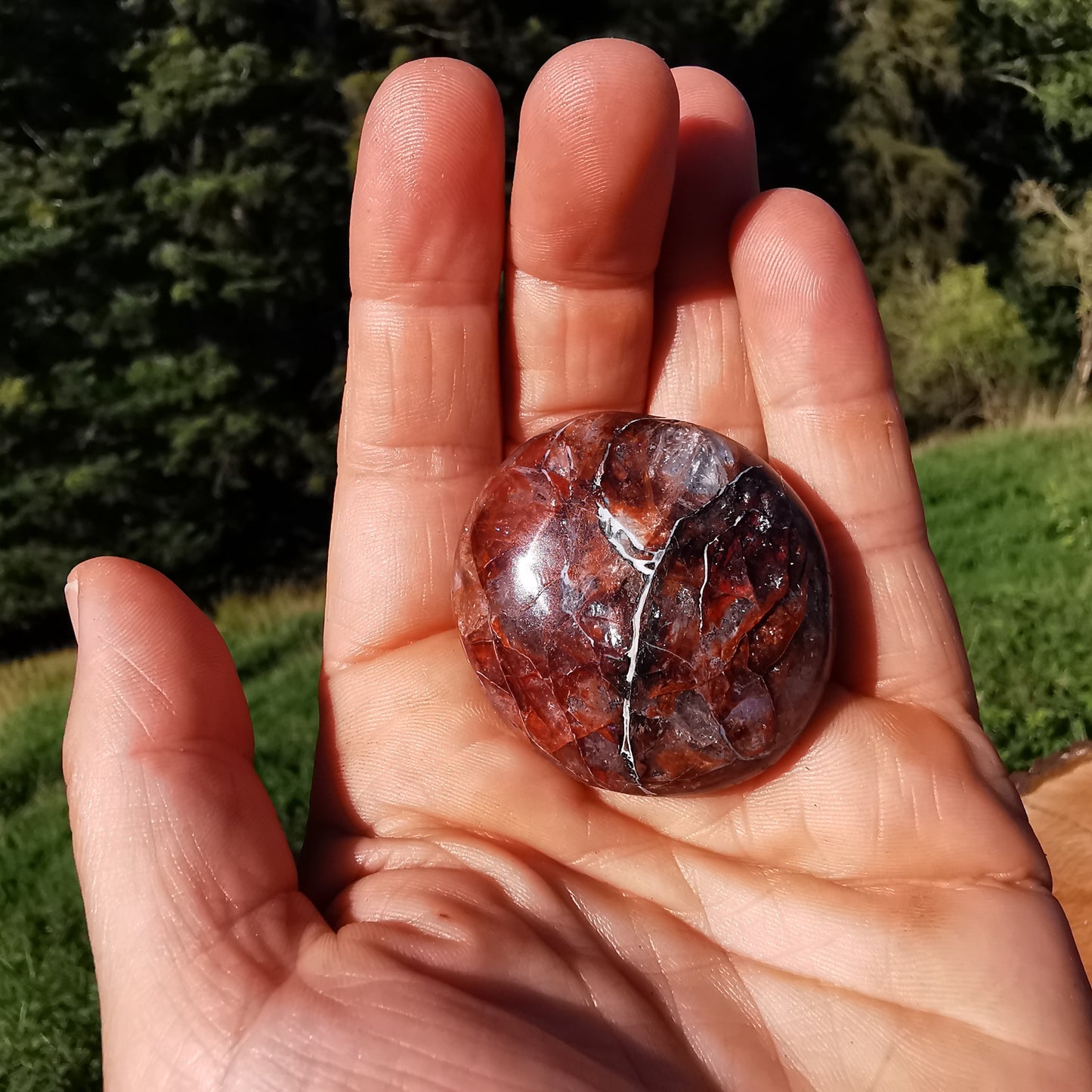 Red Healer Bergkristall Handschmeichler (8) 51g