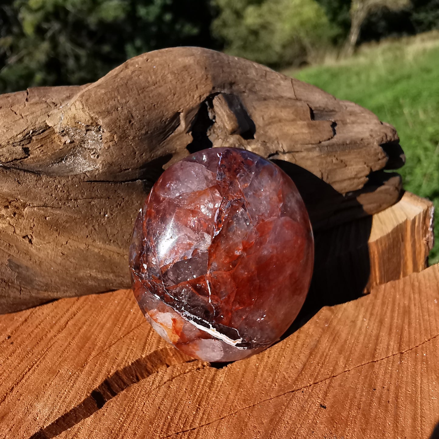 Red Healer Bergkristall Handschmeichler (8) 51g