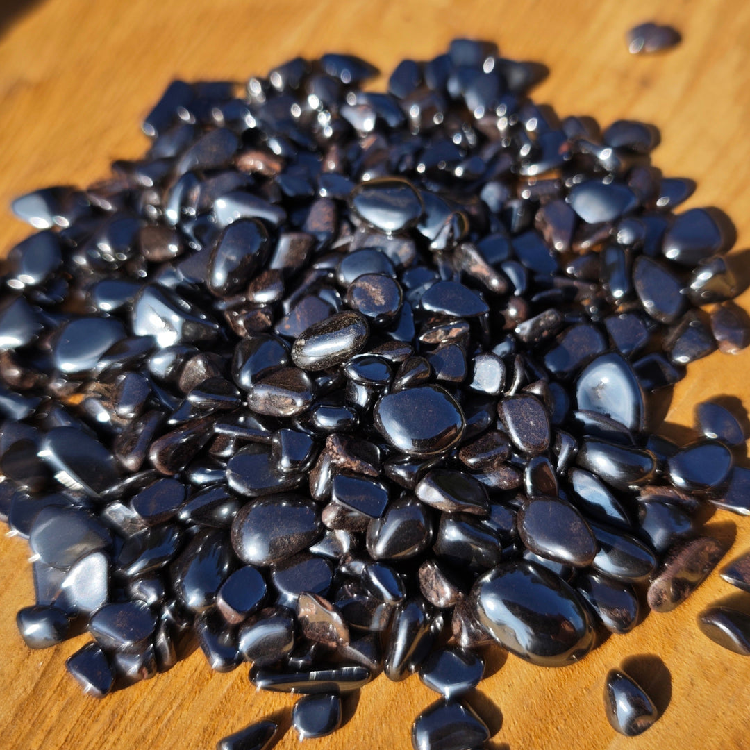 Hämatit mini Trommelsteine 150g Entladesteine solange Vorrat!