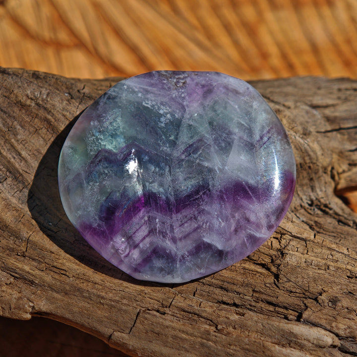 Regenbogen Fluorit Taschenstein Unikate zur individuellen Auswahl