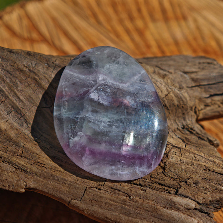 Regenbogen Fluorit Taschenstein Unikate zur individuellen Auswahl