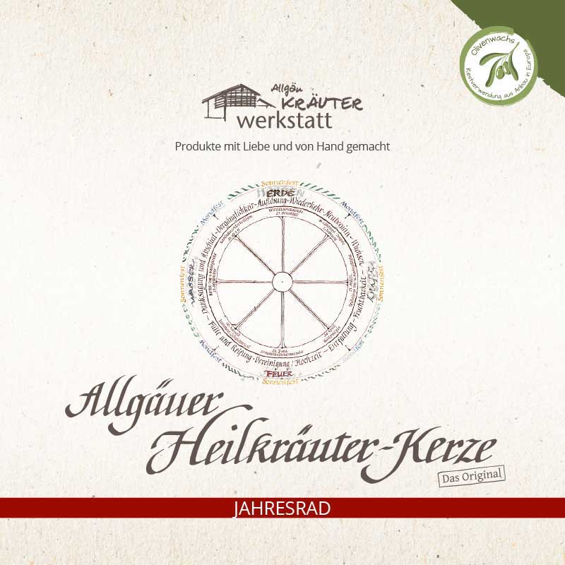 SAMHEIN - Neumondfest Allerheiligen - Allgäuer Heilkräuter Kerze