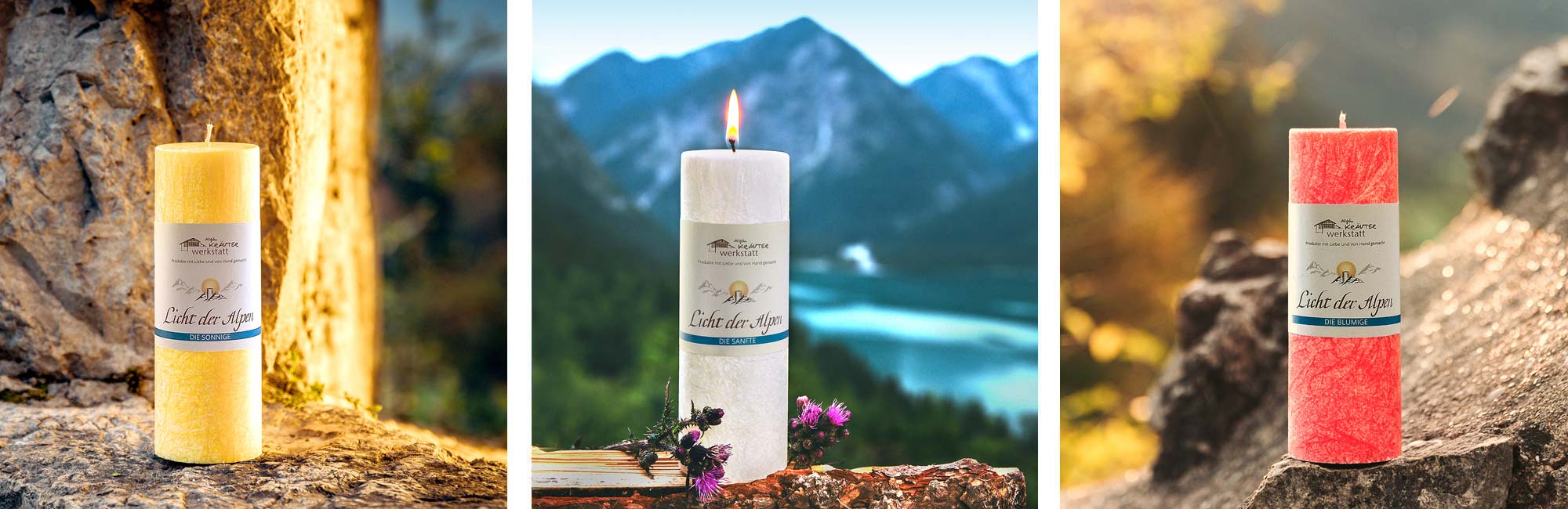 Licht der Alpen - Duftkerzen