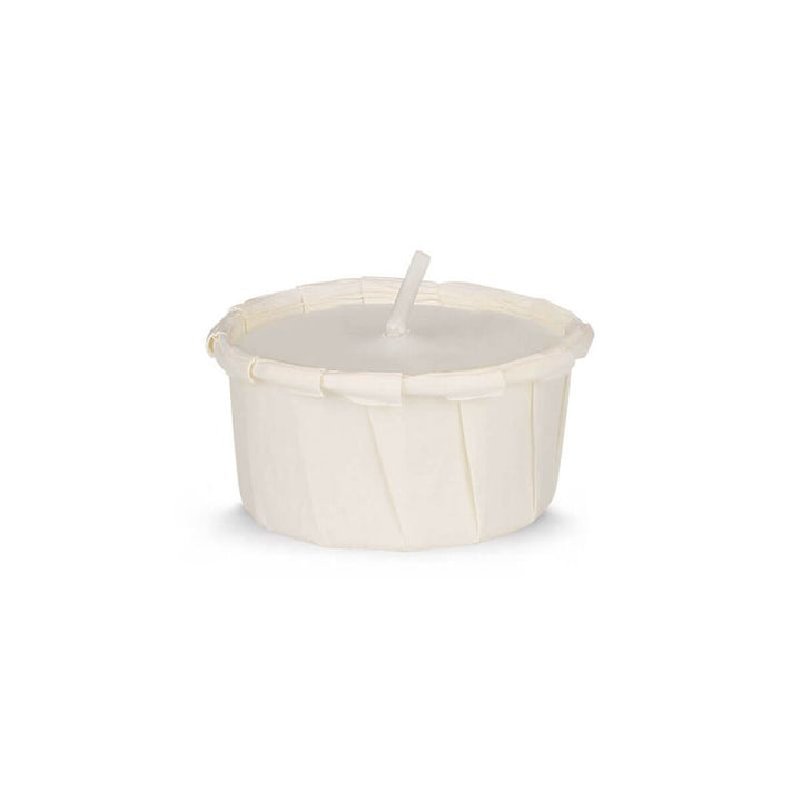 Papier Teelichte vegan 6 h - aus Rapswachs - Light One - 12 Stk