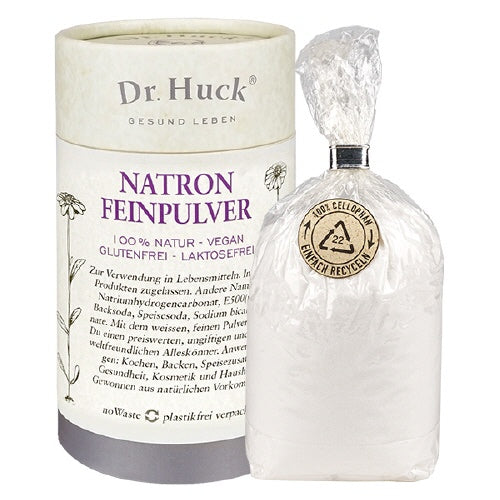 Natron natürliches Feinpulver Dr. Huck noWaste