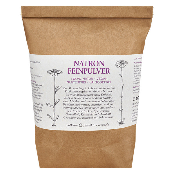 Natron natürliches Feinpulver Dr. Huck noWaste