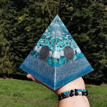 Orgone Pyramide EMOTIONALE HEILUNG 15cm