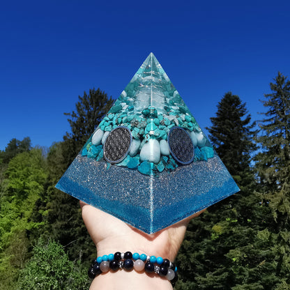 Orgone Pyramide EMOTIONALE HEILUNG 15cm