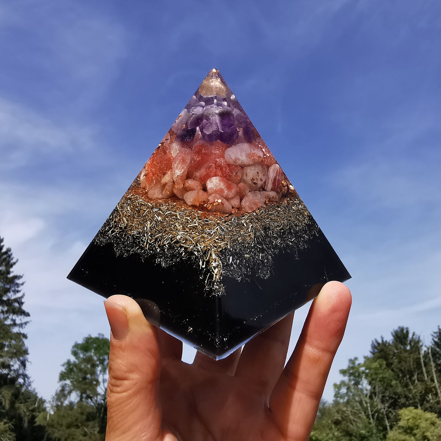 Orgone Pyramide SELBSTACHTUNG 8.5cm