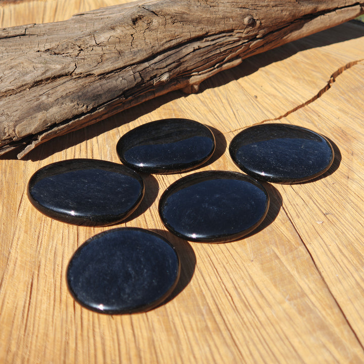 Silberschimmer Obsidian (Lichtarbeit-Schutz) Scheibenstein