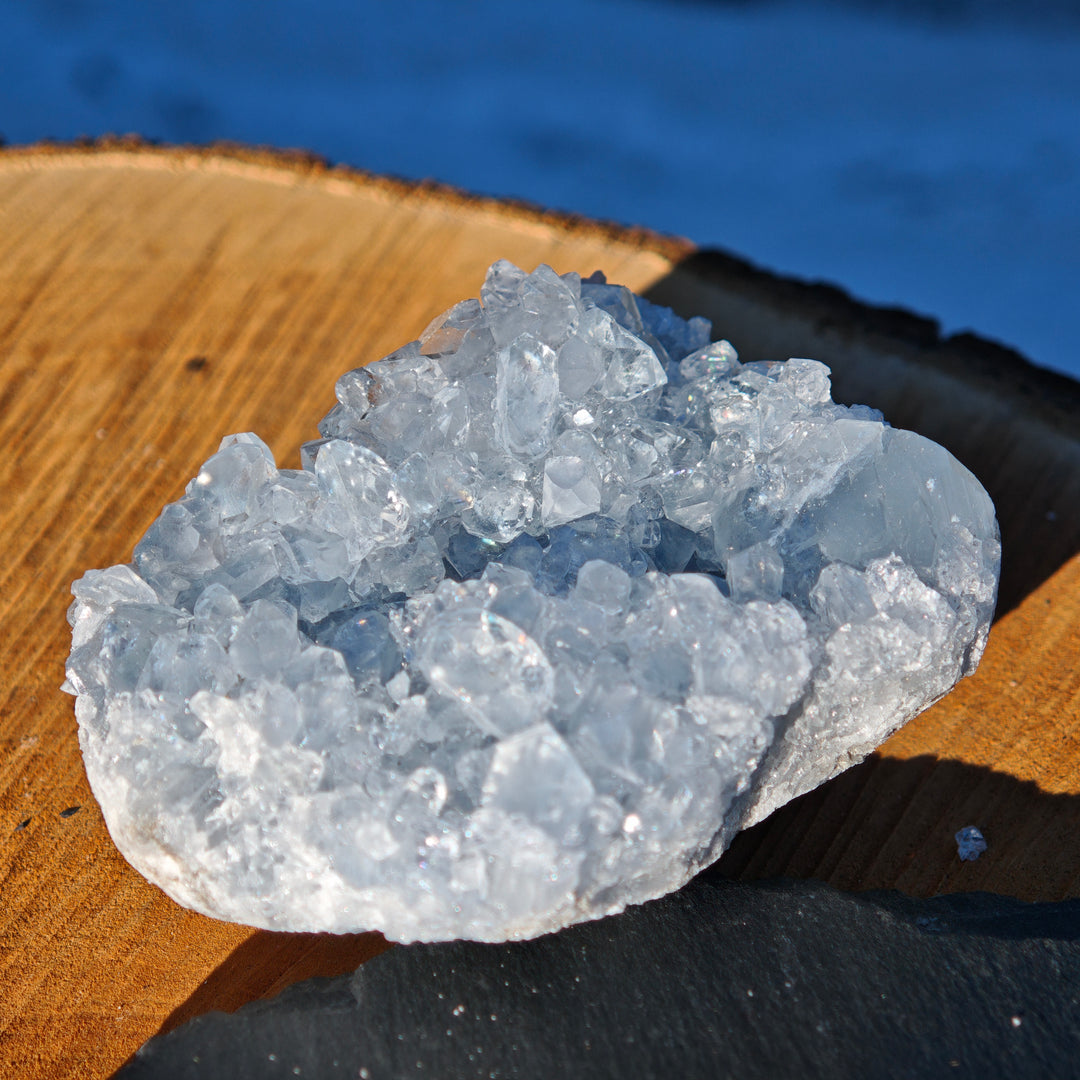 Coelestin Mini Drusenstück TOP (7)