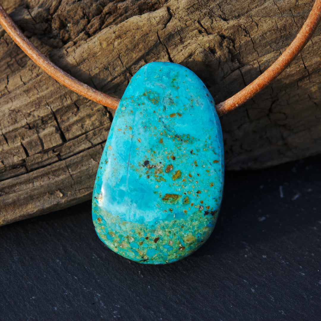 Atacama Opal Trommelstein gebohrt Unikate zur Auswahl