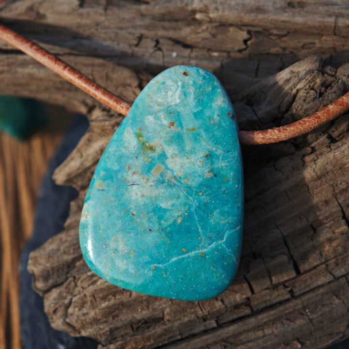 Atacama Opal Trommelstein gebohrt Unikate zur Auswahl