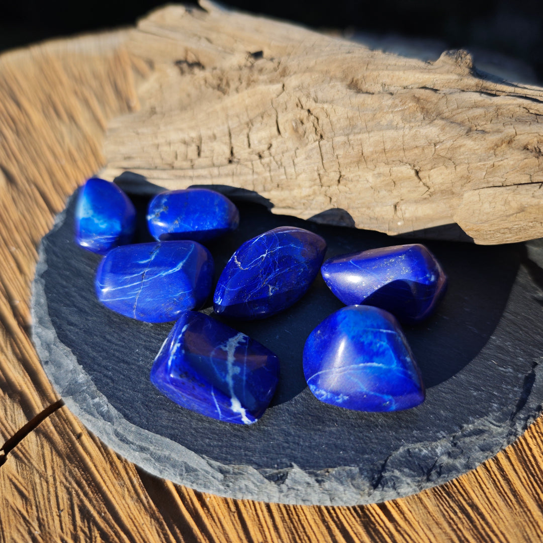 Lapis Lazuli Trommelsteine Afghanistan A Qualität mittel 2-3cm