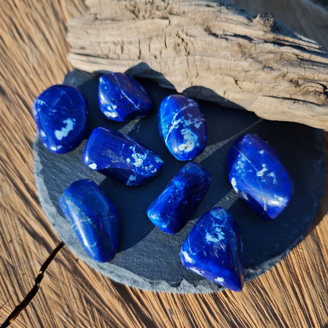 Lapis Lazuli Trommelsteine Afghanistan A Qualität gross 3-4cm