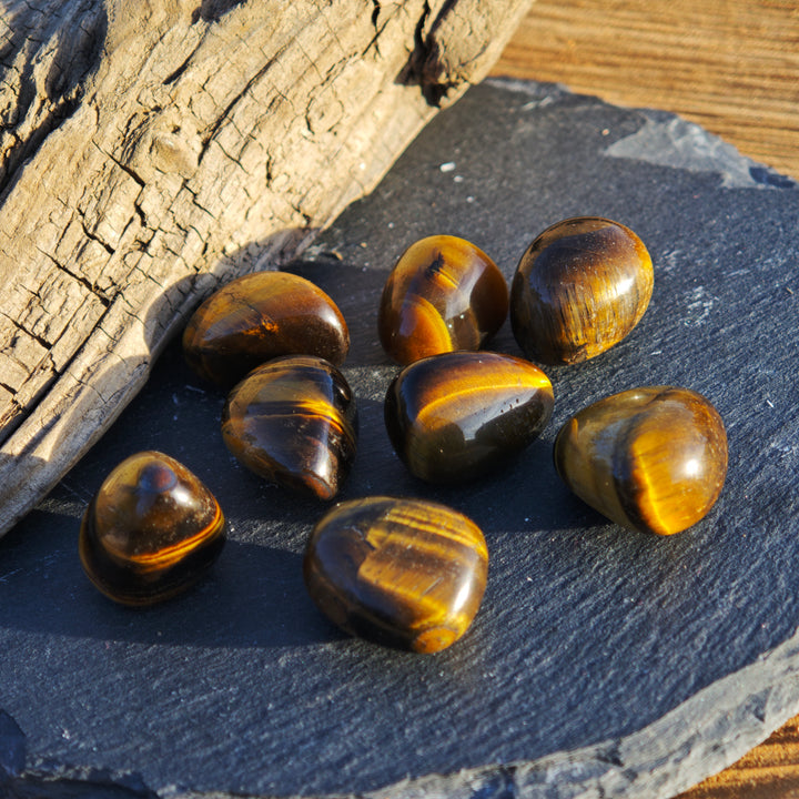 Tigerauge (Mut) Trommelsteine 1-3cm