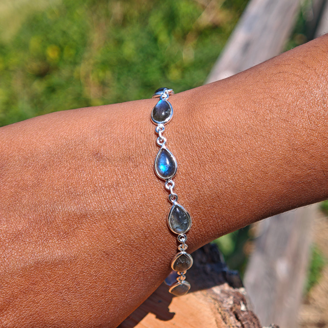 Labradorit Armband Silber 925