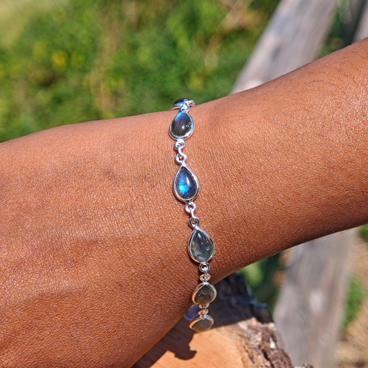 Labradorit Armband Silber 925