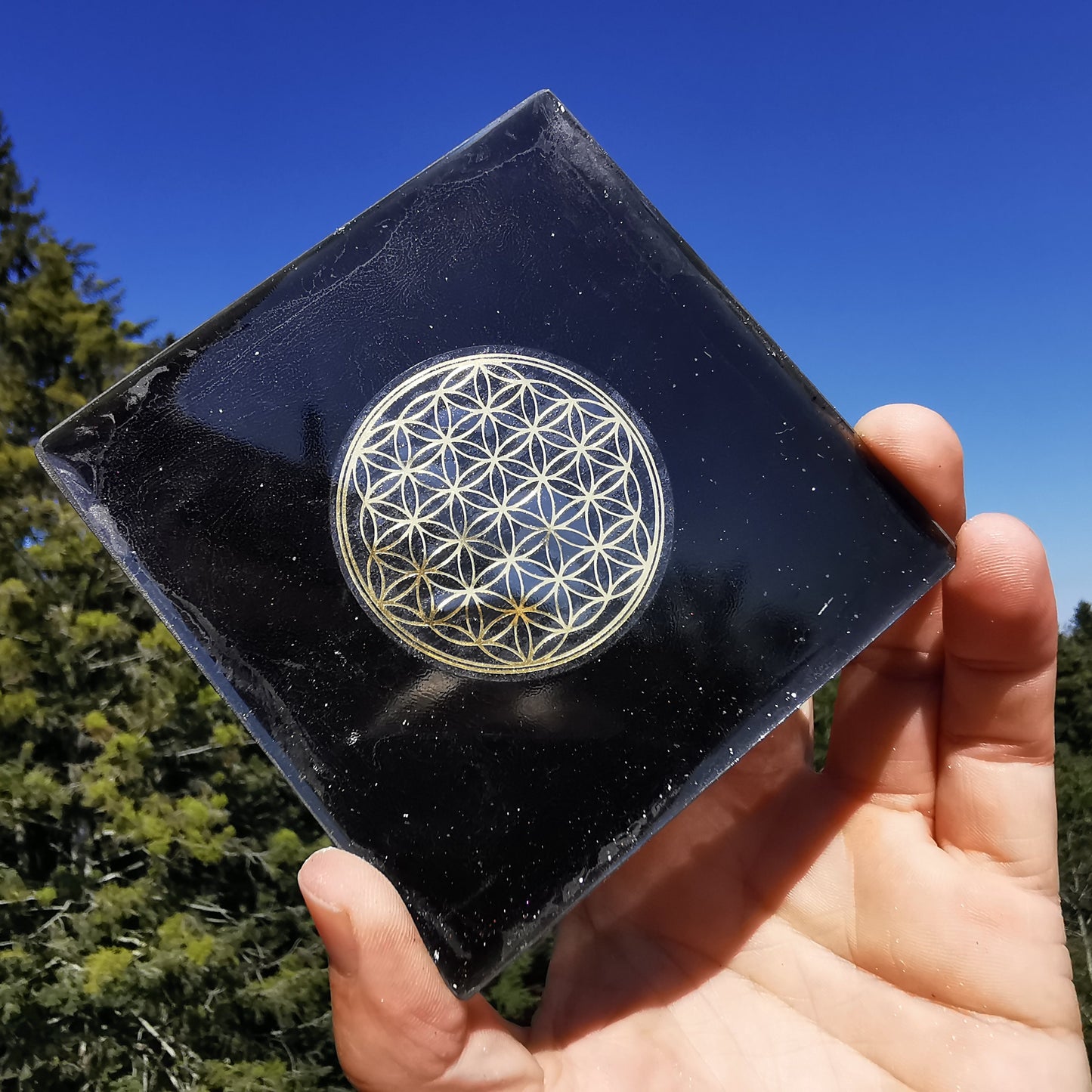Orgone Cheops Pyramide FREE ENERGY 10cm