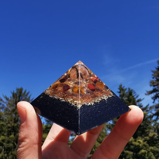 Orgone Cheops Pyramide PSYCHISCHES SCHUTZSCHILD 5.5cm