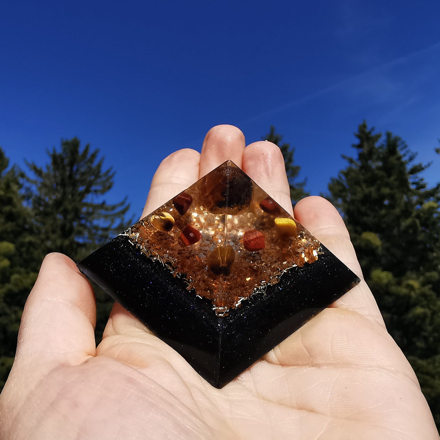Orgone Cheops Pyramide PSYCHISCHES SCHUTZSCHILD 5.5cm