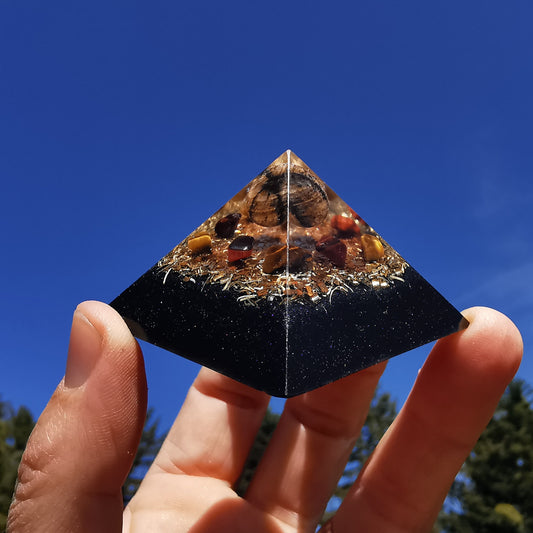 Orgone Cheops Pyramide PSYCHISCHES SCHUTZSCHILD 4.5cm