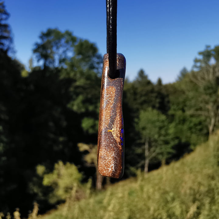 Boulderopal Anhänger Extraqualität gebohrt