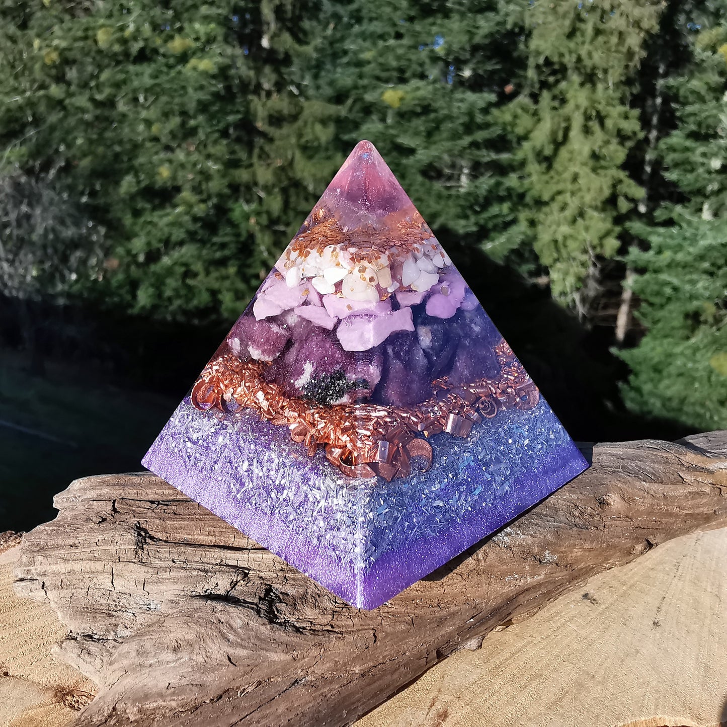 Orgone Pyramide HERZKRAFT 7cm