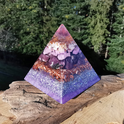 Orgone Pyramide HERZKRAFT 7cm