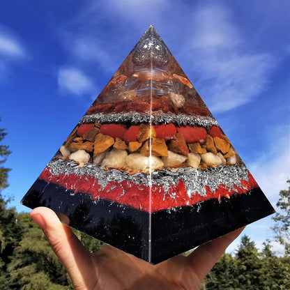 Orgone Pyramide LEBENSWILLE 15cm